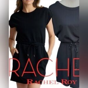 27” ptp RACHEL Rachel Roy Black Casual Dress. It has pockets.